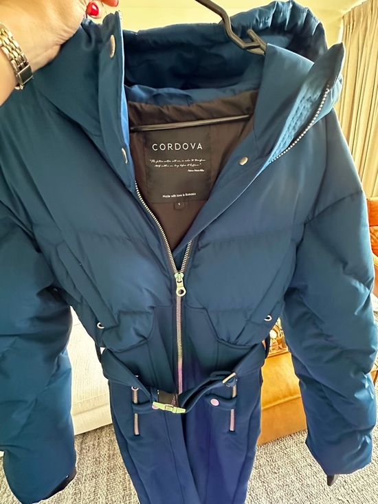 Cordova Ajax Puffer Ski Jumpsuit in Marine size Small - Picture 5 of 7